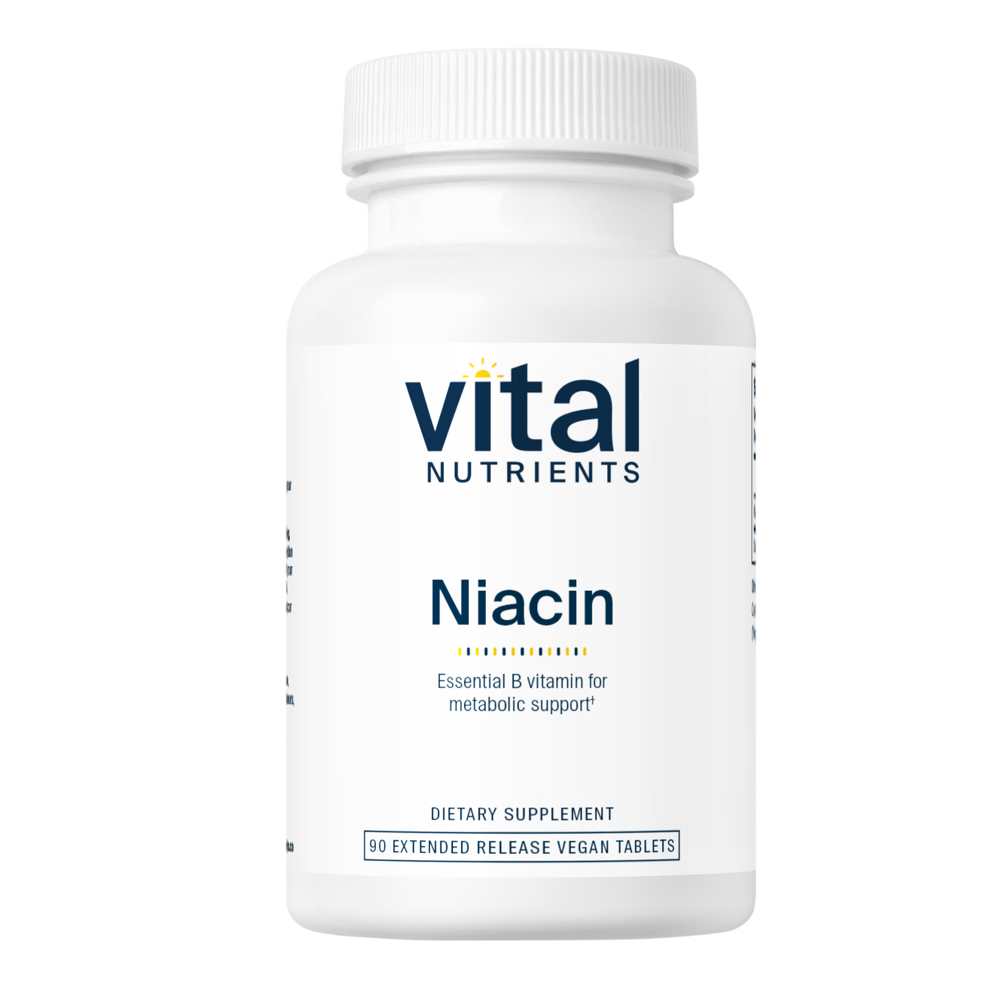Vital Nutrients Niacin 500mg 90 Tabs