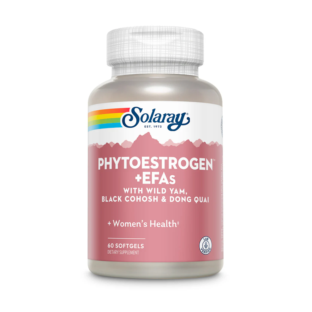 Solaray PhytoEstrogen Supplement - Wild Yam, Black Cohosh & Dong Quai for Hormonal Balance