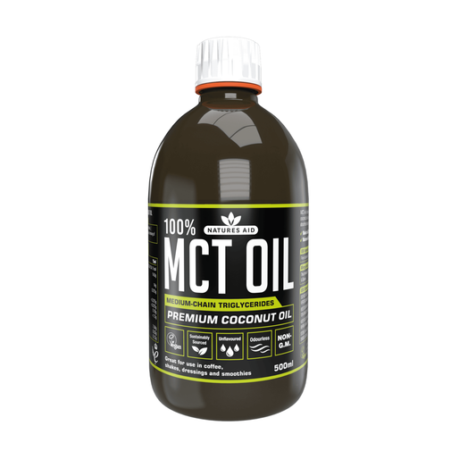 100% Pure MCT Oil 500ml By Natures Aid