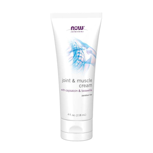 Now Foods Joint & Muscle Cream – with Capsaicin & Boswellia – Paraben-Free Topical Relief – 4 Fl. Oz. (118 M L)