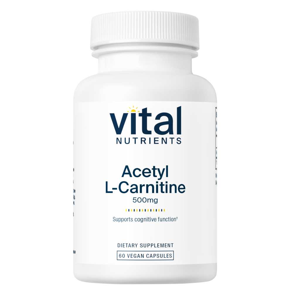 Vital Nutrients Acetyl L-Carnitine 500mg 60 Caps