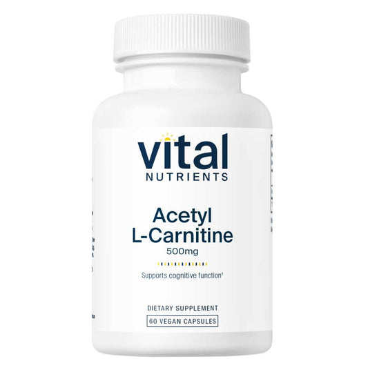 Vital Nutrients Acetyl L-Carnitine 500mg 60 Caps
