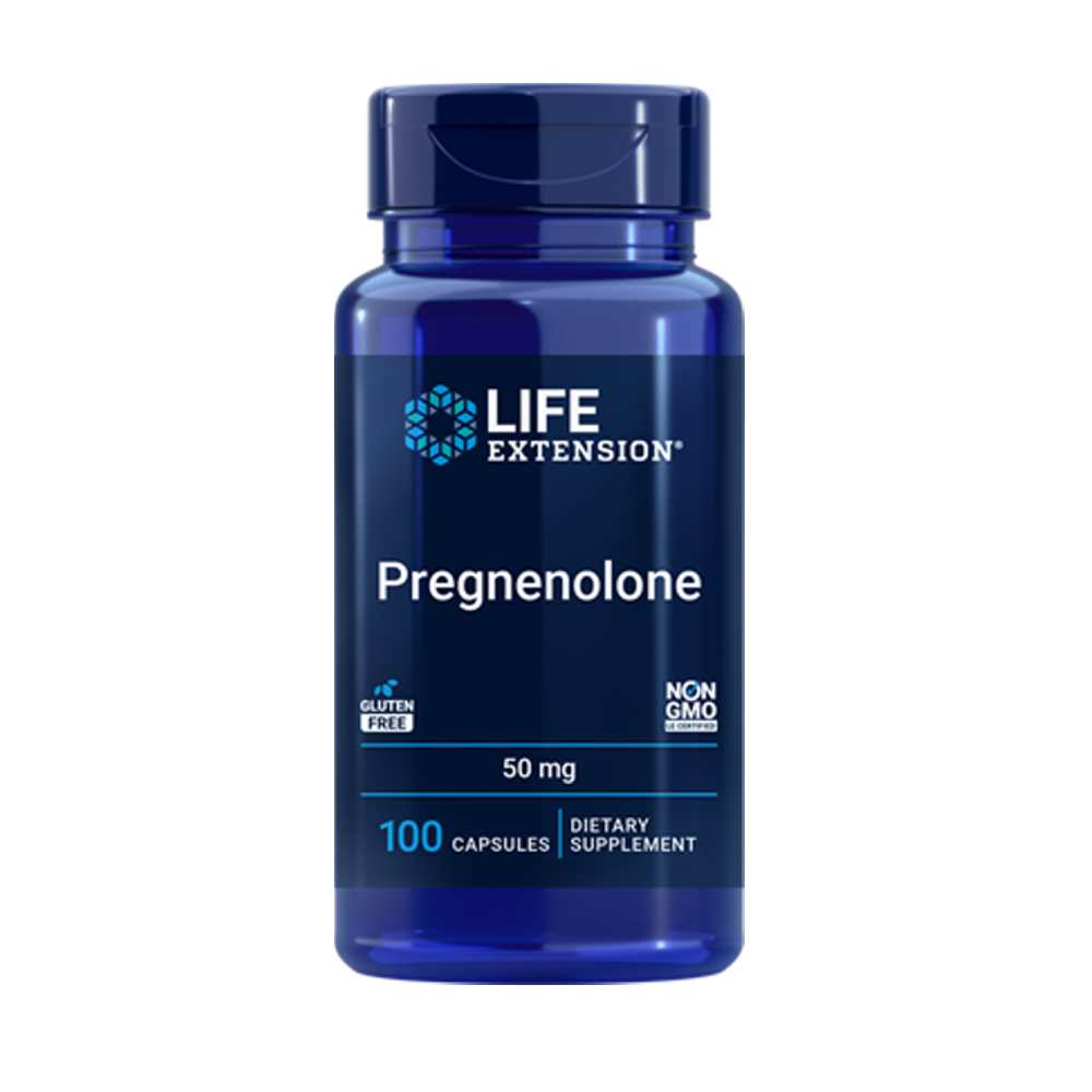 Life Extension Pregnenolone 50 Mg, 100 Capsules