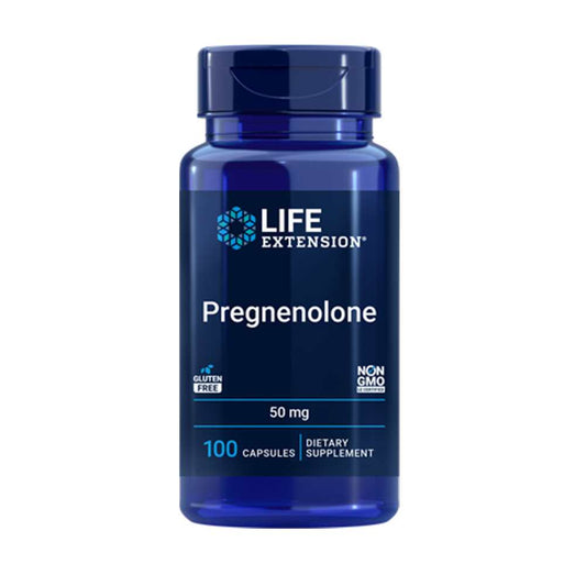 Life Extension Pregnenolone 50 Mg, 100 Capsules