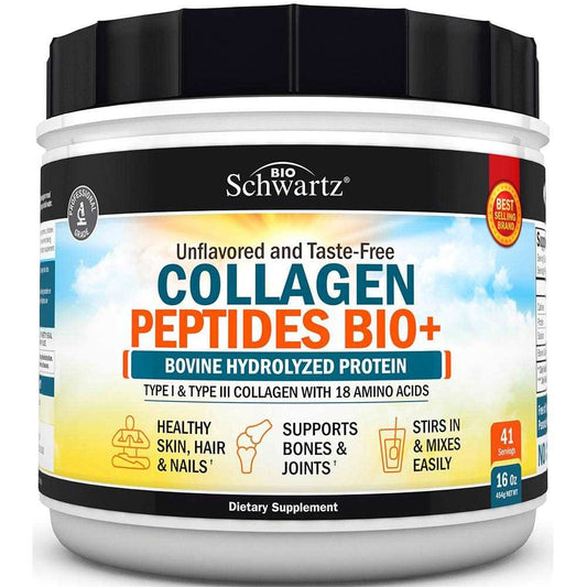 Bio Schwartz Collagen Peptides Bio+ – 454g Powder