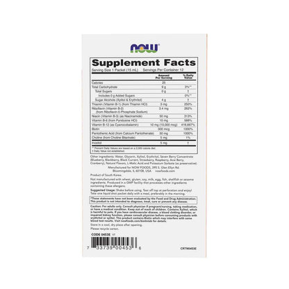Now Foods B-12 Shots 10,000 Mcg – Sugar-Free Energy Support – 12 Packets (15 M L Each)