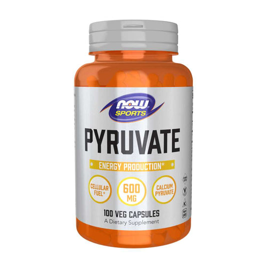 Now Sports Pyruvate – Metabolic Support Formula – 100 Veg Capsules