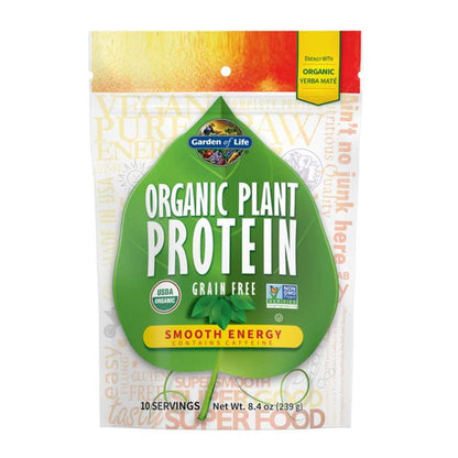 Garden of Life Organic Plant Protein Smooth Energy 8.4oz (239g) Powder
