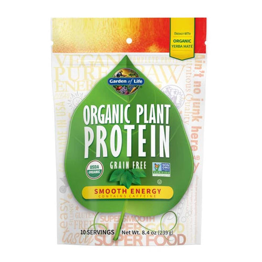 Garden of Life Organic Plant Protein Smooth Energy 8.4oz (239g) Powder