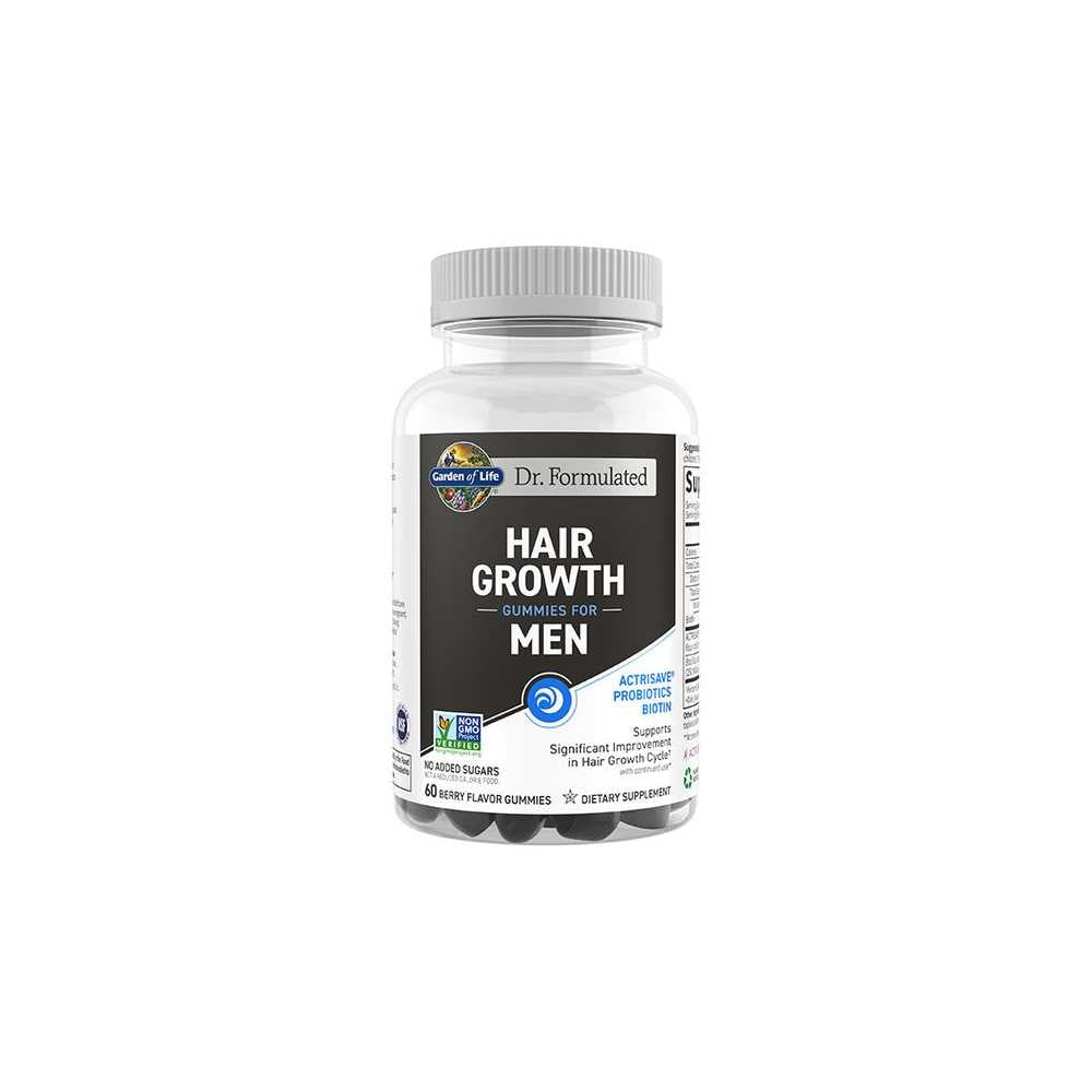 Garden of Life Dr. Formulated Hair Growth 60 Gummies for Men