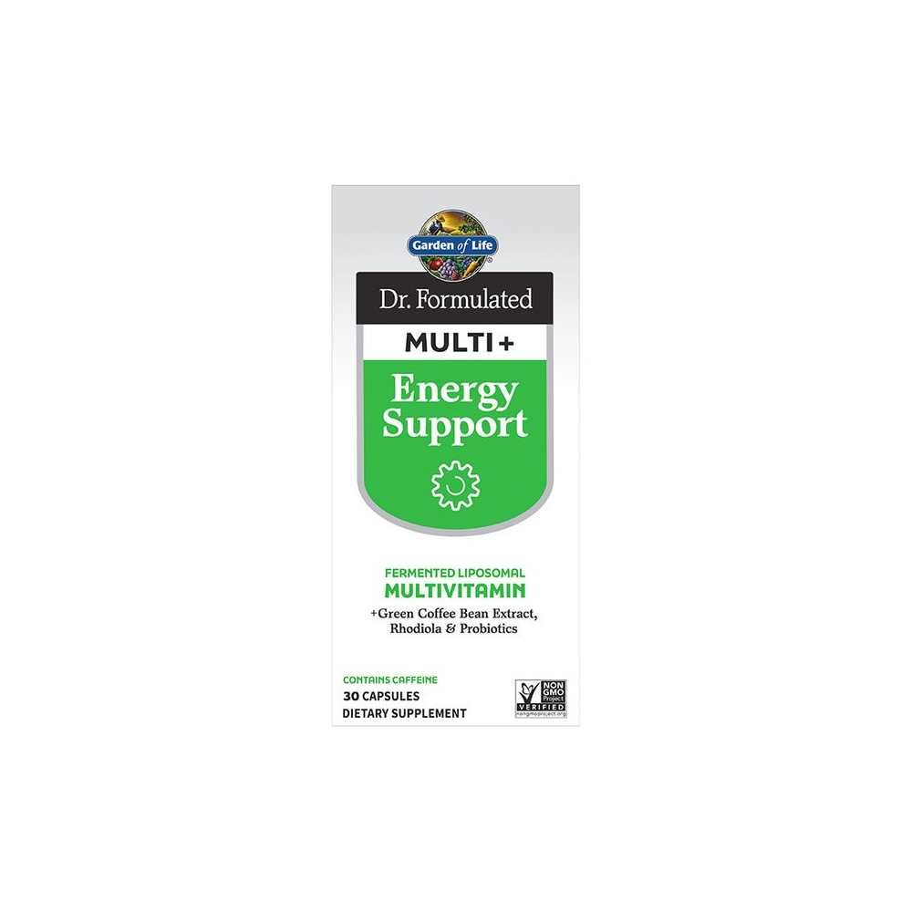 Garden of Life Dr. Formulated Multi Plus Energy Support 30ct Capsules