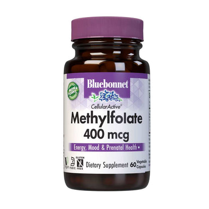 Bluebonnet Nutrition Cellular Active Methylfolate 400 Mcg 60 Caps