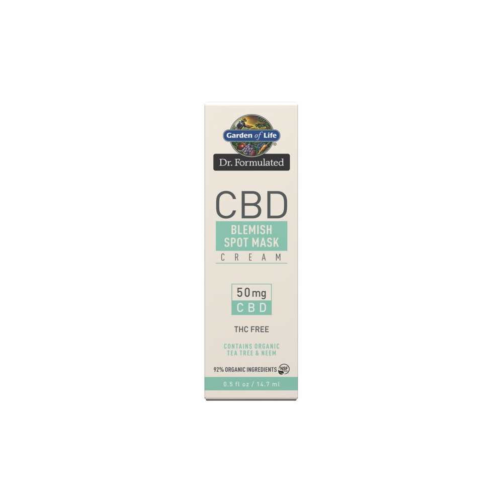 Garden of Life Dr. Formulated Cbd Blemish Spot Mask Cream - 0.5 Oz