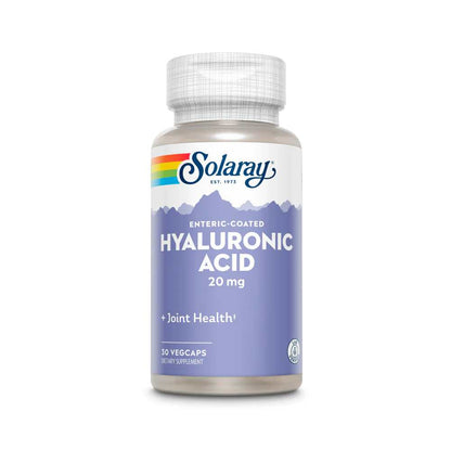 Solaray Hyaluronic Acid 20mg 30 Caps