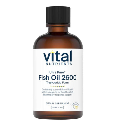 Vital Nutrients Ultra Pure® Fish Oil 2600 Pharmaceutical Grade 240ml