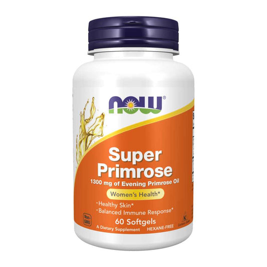 Now Foods Super Primrose 1300mg – Evening Primrose Oil for Women’s Health – 60 Softgels