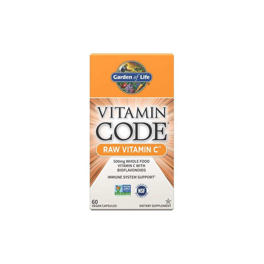 Garden of Life Vitamin Code Raw Vitamin C 60 Capsules