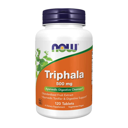 Now Foods Triphala 500 Mg – Ayurvedic Digestive Cleanser – 120 Tablets