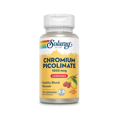 Solaray Chromium Picolinate 1000mcg 100 Lozenges