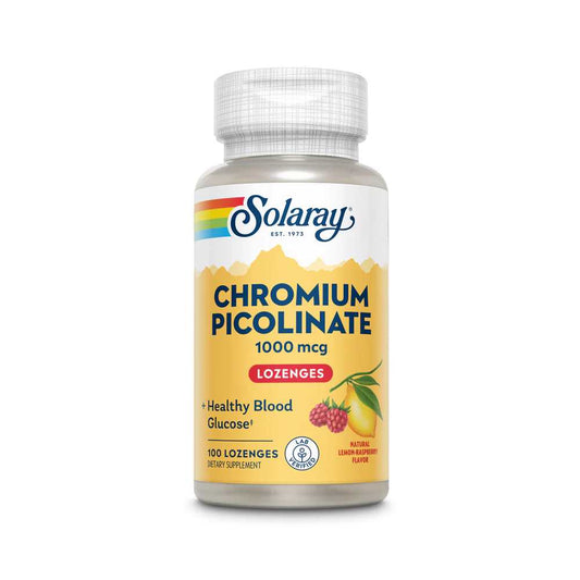Solaray Chromium Picolinate 1000mcg 100 Lozenges