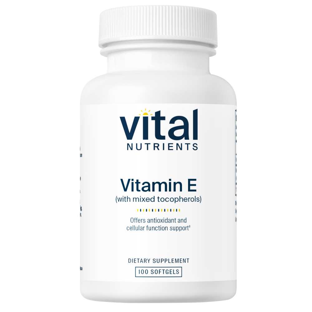 Vital Nutrients Vitamin E 400 (with Mixed Tocopherols) 100 Softgels