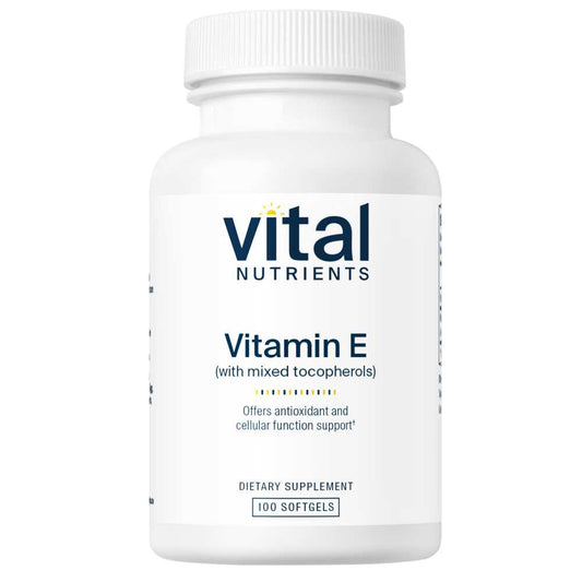 Vital Nutrients Vitamin E 400 (with Mixed Tocopherols) 100 Softgels