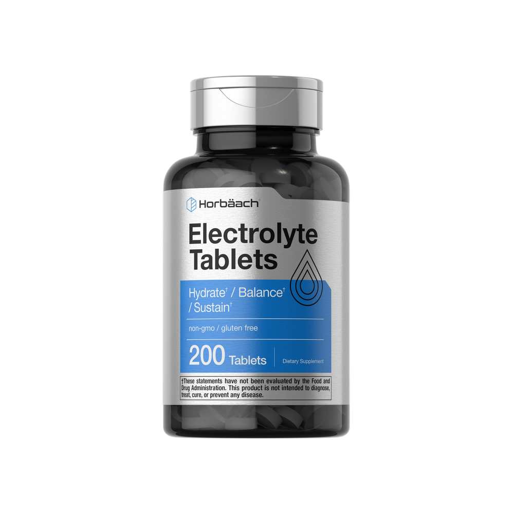 Horbäach Hydration Electrolytes | 200 Tablets