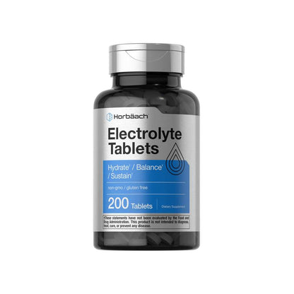 Horbäach Hydration Electrolytes | 200 Tablets