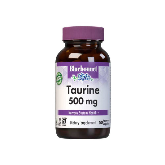 Bluebonnet Nutrition Taurine 500 Mg 50 Caps