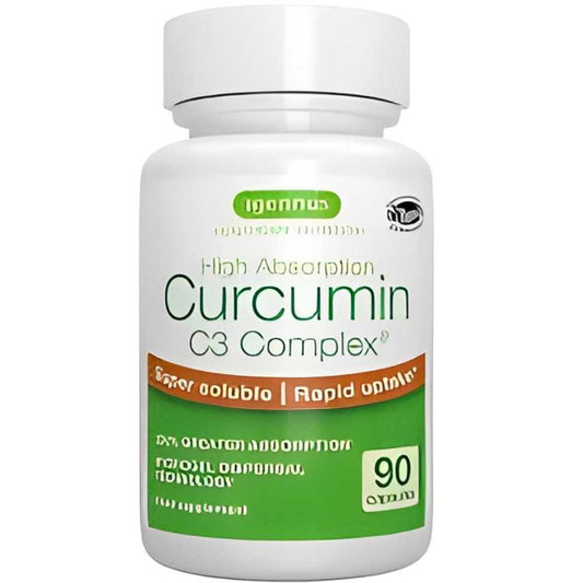 High Absorption Curcumin C3 Complex – Rapid Absorption Formula with 90 Capsules