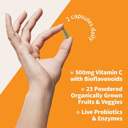 Garden of Life Vitamin Code Raw Vitamin C 60 Capsules