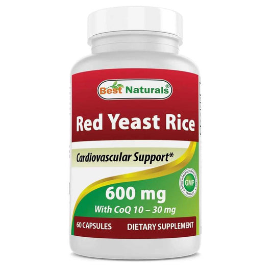 Best Naturals Red Yeast Rice with COQ10 60 Capsules