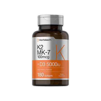Horbäach Vitamin K-2 Complex | 180 Softgels