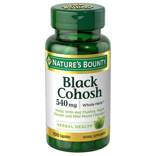 Black Cohosh For Men Nature's Bounty