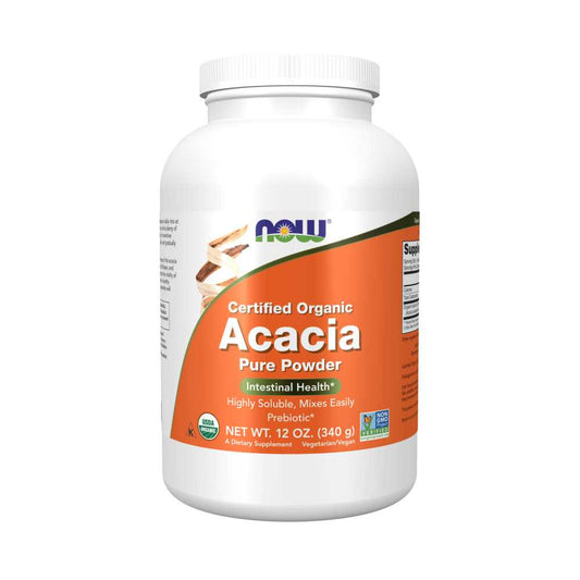 Now Foods Certified Organic Acacia Pure Powder – 340g