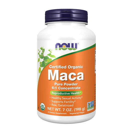 Now Foods Certified Organic Maca Powder 6:1 – Reproductive & Sexual Health – 198g