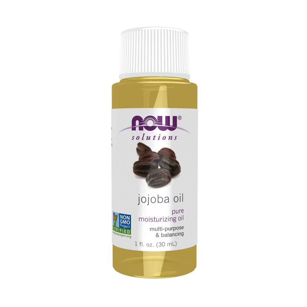 Now Foods Jojoba Oil – 100% Pure & Cold-Pressed – Balancing Moisturizing Oil for Skin & Hair – 30 M L