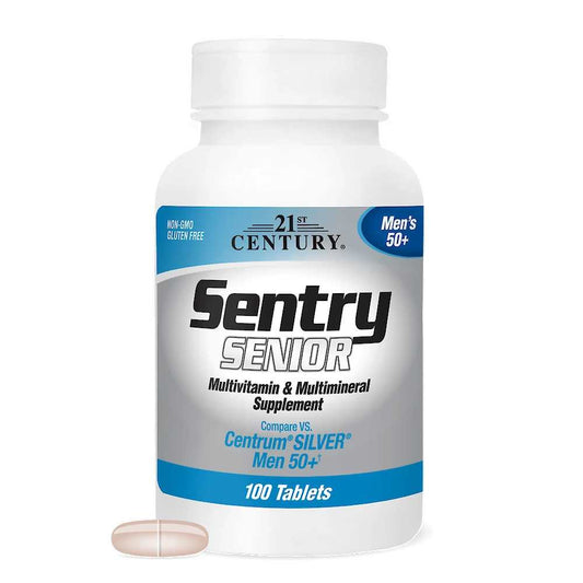 21st Century Sentry Senior Men's 50+ 100 Tabs