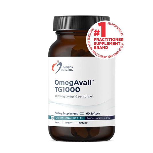 Designs for Health OmegAvail TG1000 60 Softgels