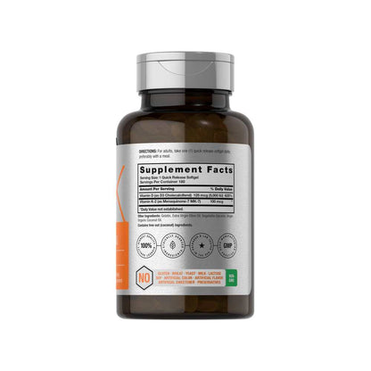 Horbäach Vitamin K-2 Complex | 180 Softgels