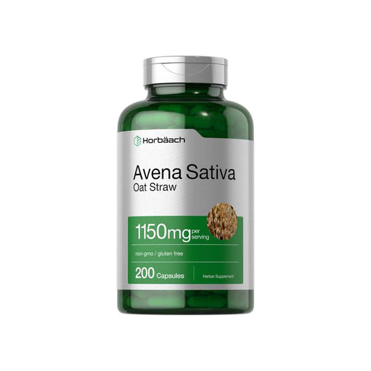 Horbäach Avena Sativa Extract 1150mg per Serving | 200 Capsules