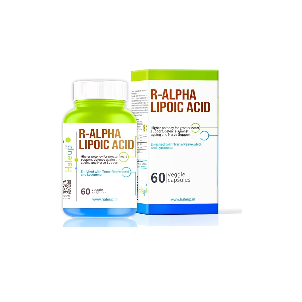 HALEUP Alpha Lipoic Acid 300MG Enriched with Lycopene & Trans-Resveratrol