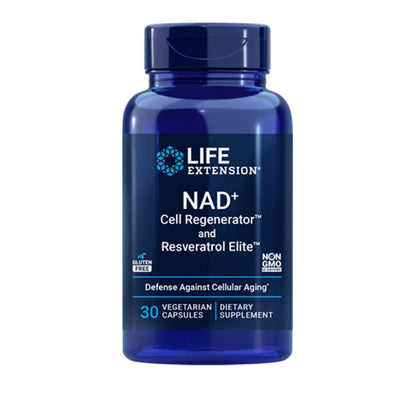 Life Extension NAD+ Cell Regenerator™ and Resveratrol Elite™ 30 vegetarian capsules