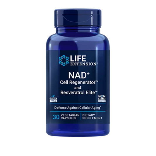 Life Extension NAD+ Cell Regenerator™ and Resveratrol Elite™ 30 vegetarian capsules