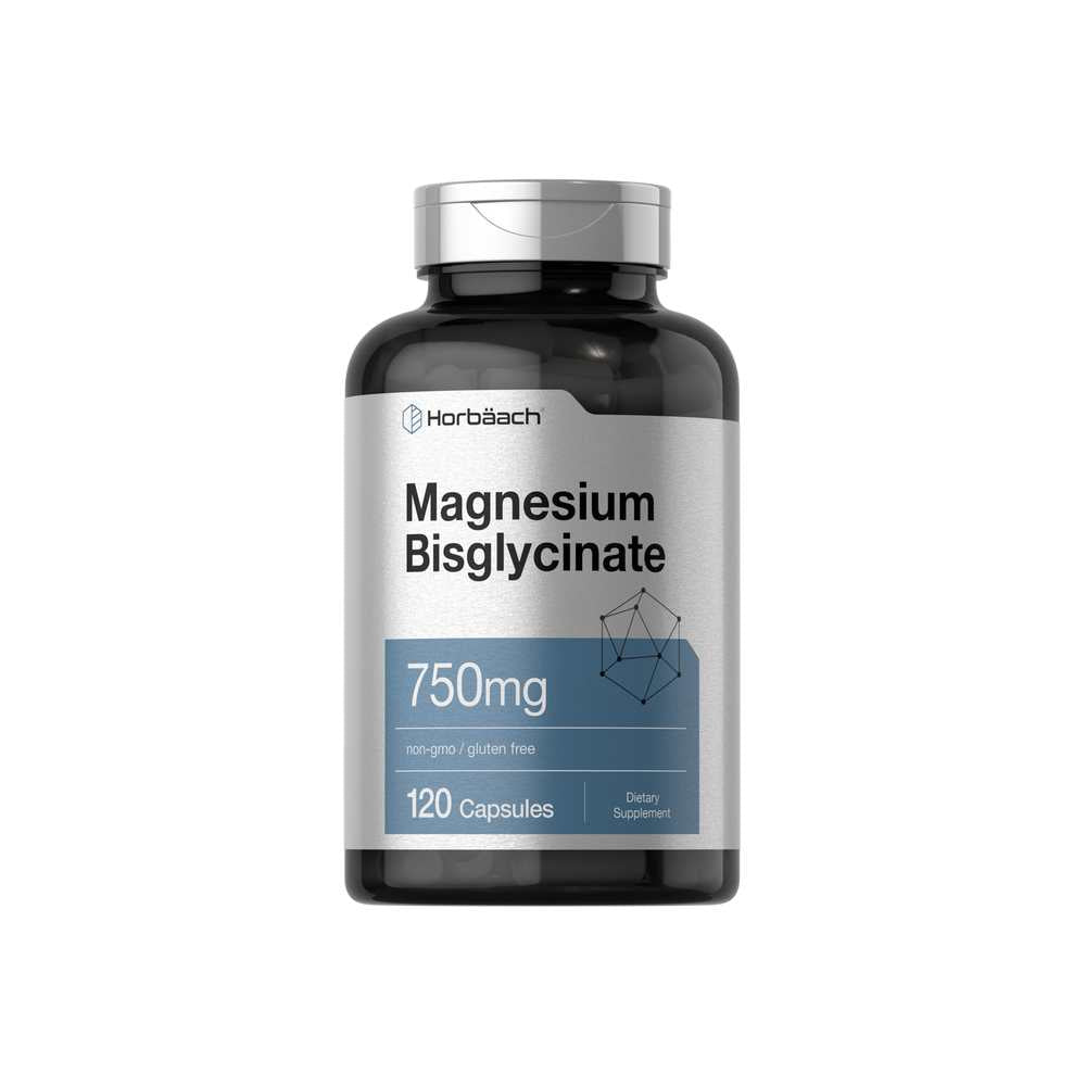 Horbäach Magnesium Bisglycinate 750mg | 120 Capsules