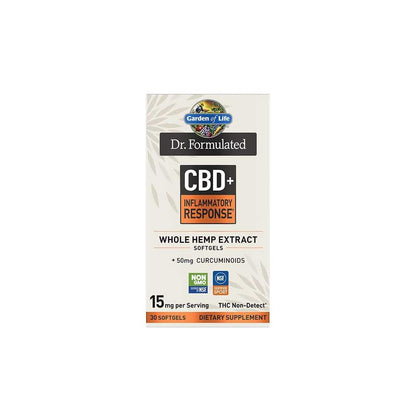Garden of Life Dr. Formulated Cbd+ Inflammatory Response†30 Softgels