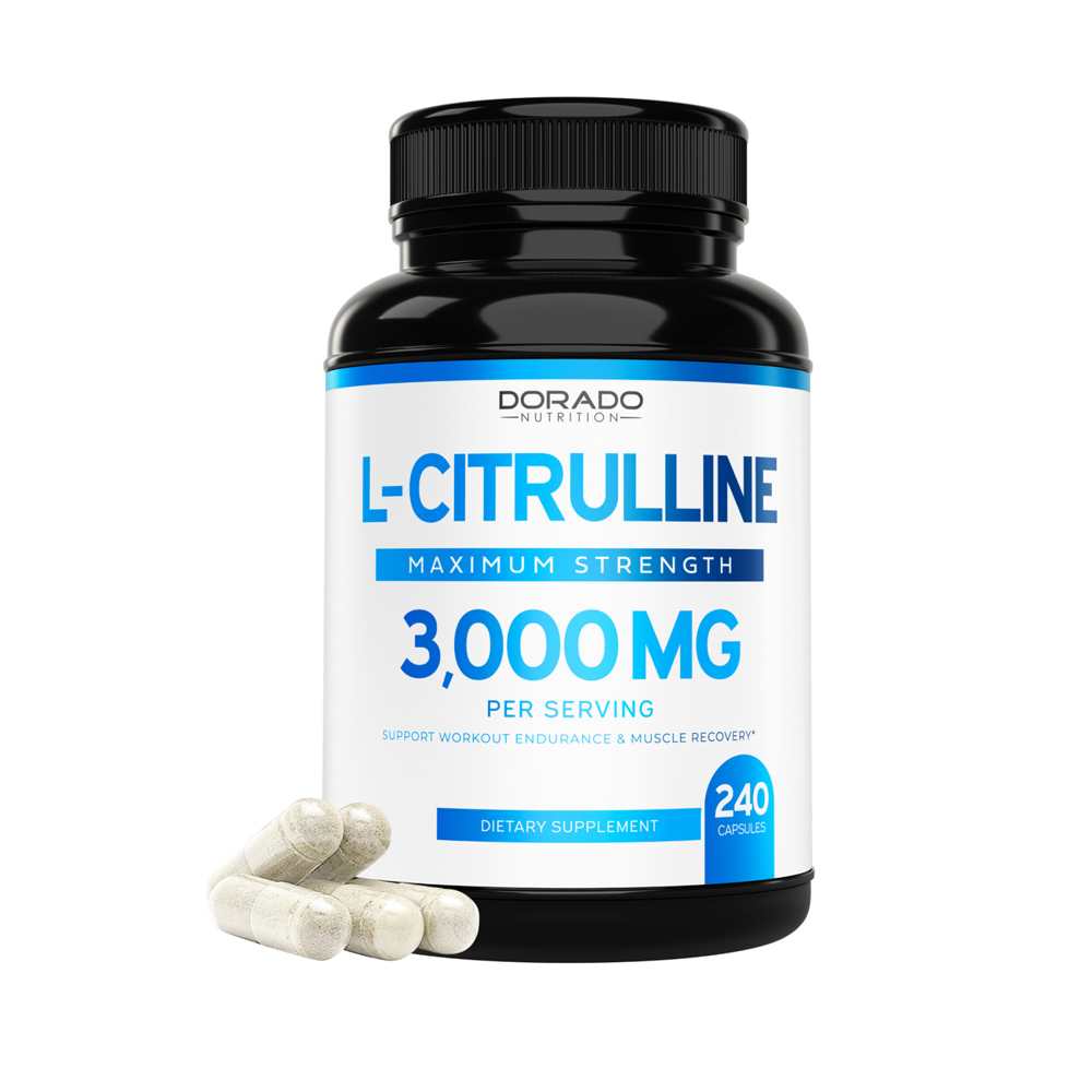 Dorado Nutrition L Citrulline 3000mg - 240 Capsules
