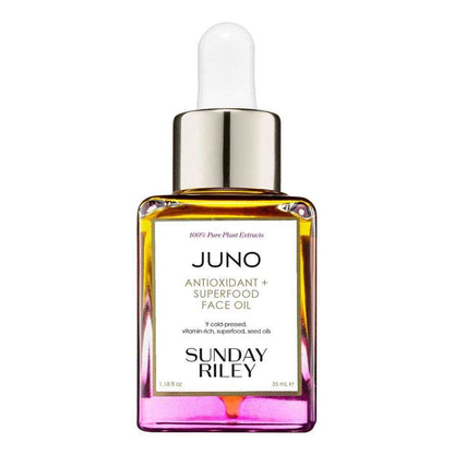 Juno by Sunday Riley – 35ml Superfood Face Oil | Cold-Pressed Antioxidants + Carrot Seed Oil