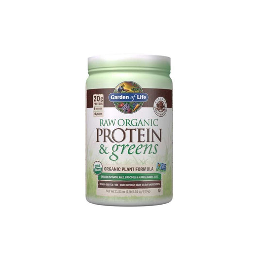 Garden of Life Raw Protein & Greens Chocolate Cacao 22oz (610g) Powder