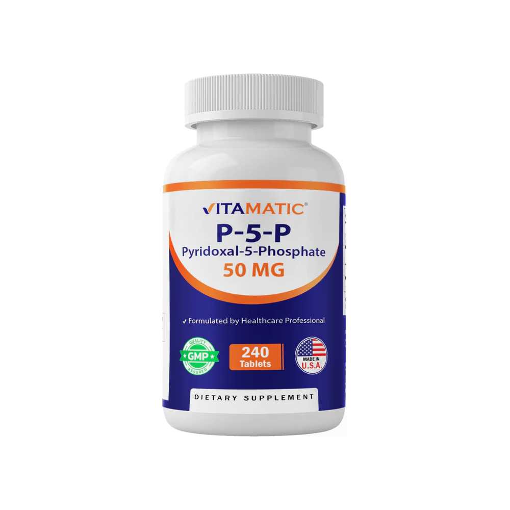 Vitamatic P5P 50 mg Active Form of Vitamin B6 – 240 Tablets